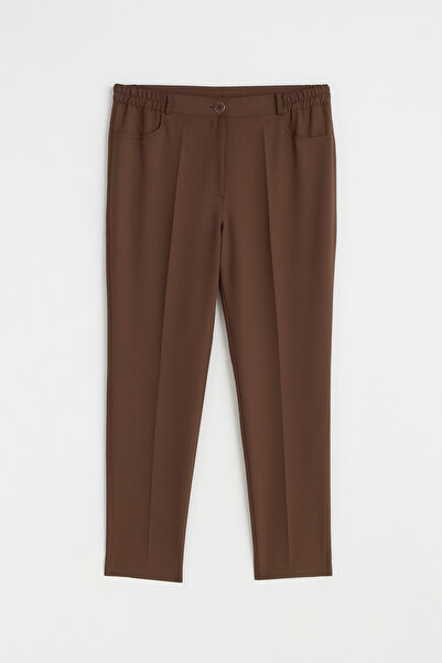 Nihan Plus Size Pants - Brown