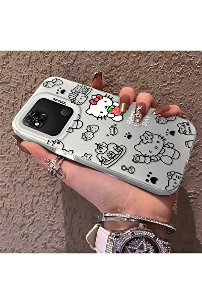SLIMFELT Redmi 9C/10A Uyumlu Sevimli Anime Kılıf, sade uyumlu model