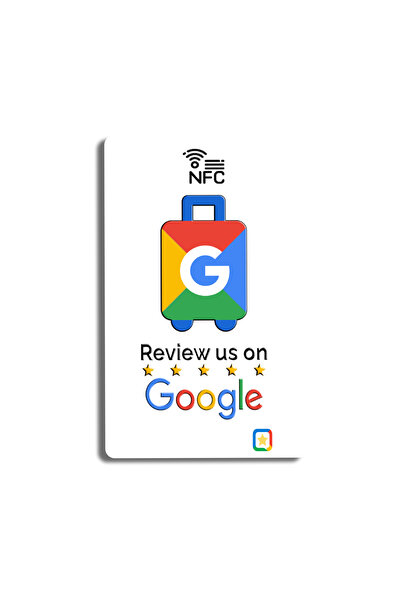 OEM Google Travel NFC Feedback Card, White, Easy & Fast Phone Scan for Hotels...
