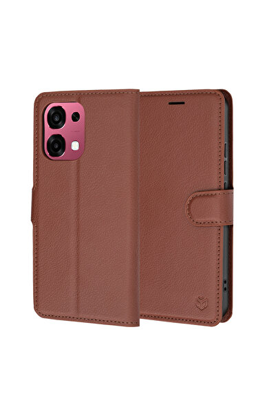 Techsuit Husa pentru Oppo A6 Pro 4G / Oppo A6 Pro 5G, Leather Folio, protecti...