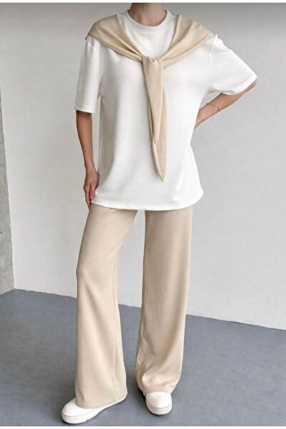 LİFERA Modal Shawl Collar Set