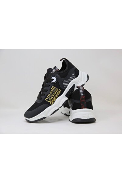 CAVALLI Pantofi sport pentru barbati, Class Sport, cu sireturi, negri, marime...