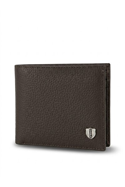 U.S. Polo Assn. محفظة جلدية بنية للرجال PLCUZ8406