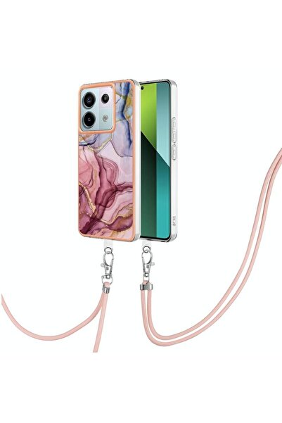 sscase Electroplating Θήκη Σιλικόνης με Λουράκι Rose Red (Xiaomi Redmi Note 1...