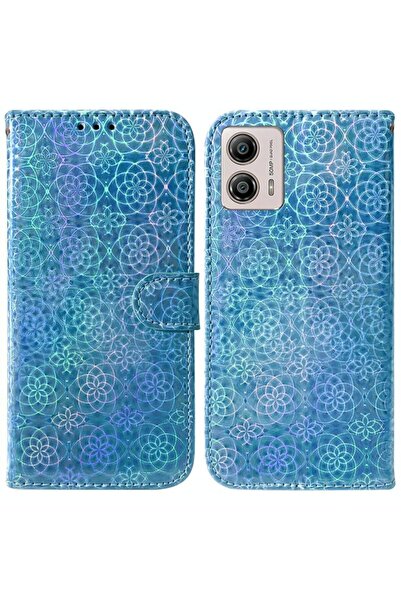 sscase Colorful Magnetic Θήκη Πορτοφόλι Blue (Motorola Moto G53 5G)