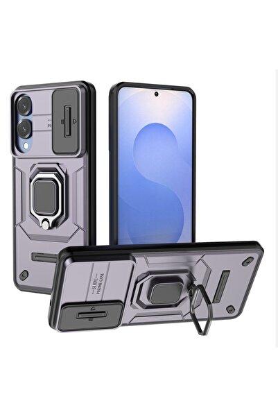 sscase Sliding Camshield Σκληρή Θήκη με Δαχτυλίδι Purple (Samsung Galaxy S25 ...