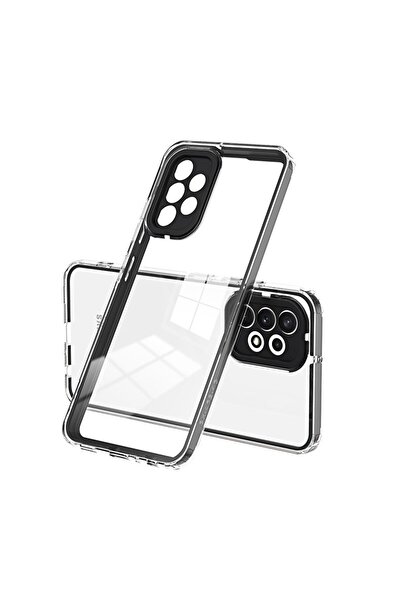 sscase Color Frame Διάφανη Θήκη Σιλικόνης Black (Samsung Galaxy A23 5G)