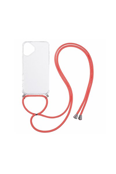 sscase Διάφανη Θήκη Σιλικόνης με Λουράκι Watermelon Red (Apple iPhone 16 Plus)