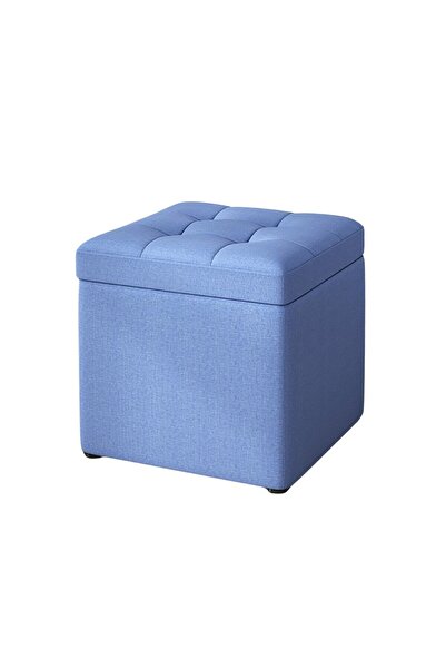 Smart Heater & Cooler Taburet cu spațiu de depozitare, 30x30x35cm, Albastru –...