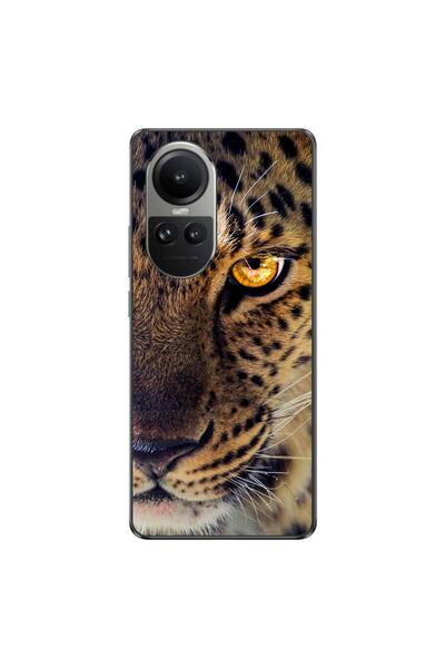 OEM Θήκη συμβατή με Oppo Reno10 5G Σιλικόνης Gel TPU με σχέδιο λεοπάρδαλης