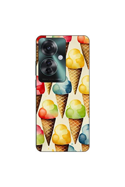 OEM Калъф, съвместим с Oppo Reno11 F 5G, силиконов гел TPU модел с десен на с...