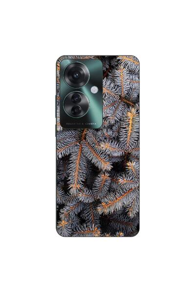 OEM Калъф, съвместим с Oppo Reno11 F 5G, силиконов гел TPU, с десен на клонки...