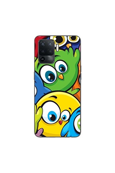 OEM Husa compatibila cu Oppo Reno5 Lite Silicon Gel Tpu Model Bufnite Colorate