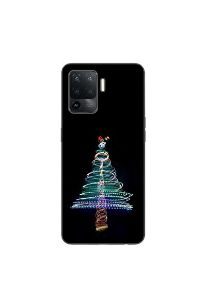 OEM Husa compatibila cu Oppo Reno5 Lite Silicon Gel Tpu Model Craciun Brad Neon