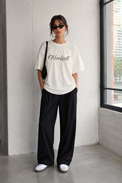 TIFFANY&TOMATO Manifest Taşlıi Basic Tişört