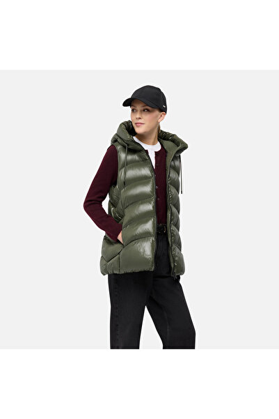 Geox Khaki dámská vesta Bleyze