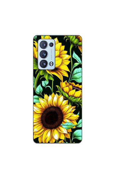 OEM Husa compatibila cu Oppo Reno6 Pro 5G Silicon Gel Tpu Model Floarea Soare...