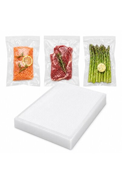Ruhhy Set de 50 pungi de vidare 20 x 30 cm, compatibile cu aparatul de vidare...