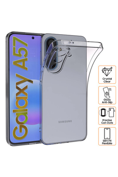 Gekko Mobile Husă de silicon transparentă ultra-subțire Gekko pentru Samsung ...