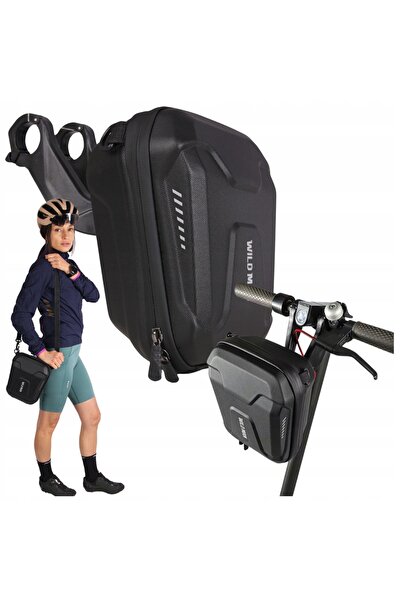 Mardil Hard Shell Bike Handlebar Bag Waterproof 3L Black, Cycling Storage Acc...