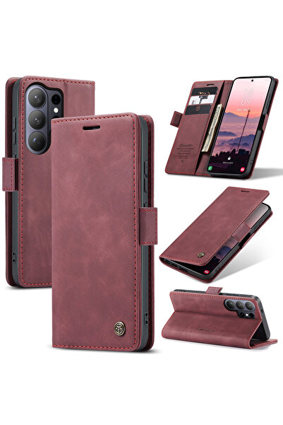 Caseme Husa pentru Samsung Galaxy S26 Ultra – CaseMe, tip carte, piele, funct...