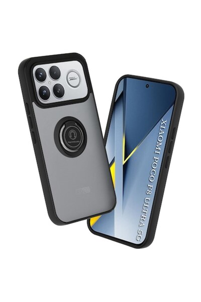 DAMUR Θήκη Προστασίας TPU με Δαχτυλίδι για Xiaomi Poco F8 Ultra, Μαγνητικό Δα...