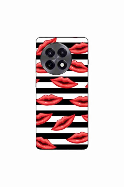 OEM Θήκη συμβατή με OnePlus 13R από σιλικόνη gel TPU με σχέδιο ριγέ φιλιών