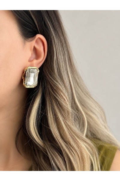 LEROSY CO. Special Series Marquise Stone Gold Earrings