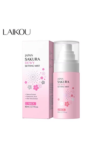 Sakura لايكو Japan Dewy Setting Mist – بخاخ تثبيت المكياج بترطيب وإشراقة طبيعيه
