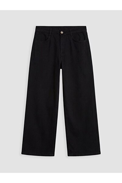 LC Waikiki LCW dečije široke pantalone za devojčice Gabardin