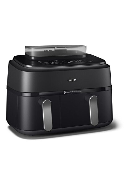 Philips Διπλή φριτέζα ζεστού αέρα Σειρά 5000 NA551/00, 9 λίτρα, 12 προγράμματ...