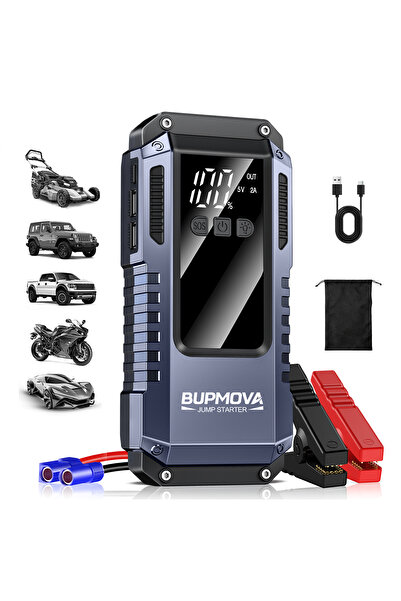 BUPMOVA Car Battery Jump Starter Portable, 9000A Peak Battery (for 9.0L Gas o...