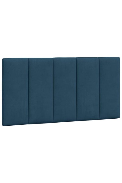 vidaxl Headboard Pillow , Hanko, blue, 100 cm, Velvet