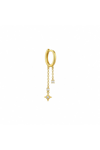 Sade Accessory Yıldız ve Taş Detaylı Küpe