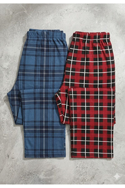 Serena Pantaloni pijama barbat 2/set -multicolor