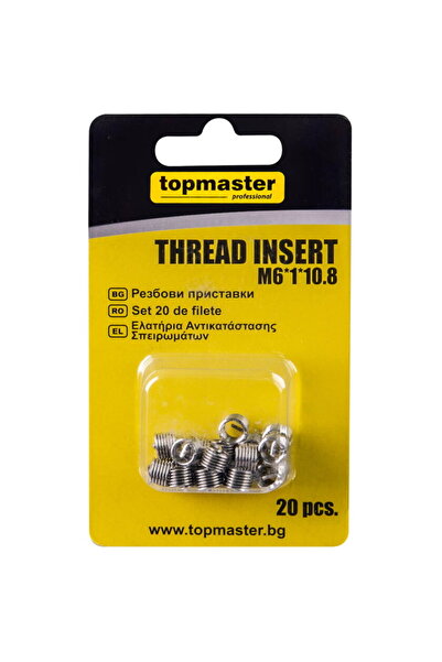 Topmaster Set 20 de filete M6*1*10.8,TMP