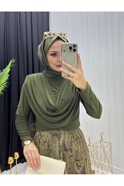 Nursay Women's Premium Quality Flexible Fabric Collar Shawl Blouse (60 cm)