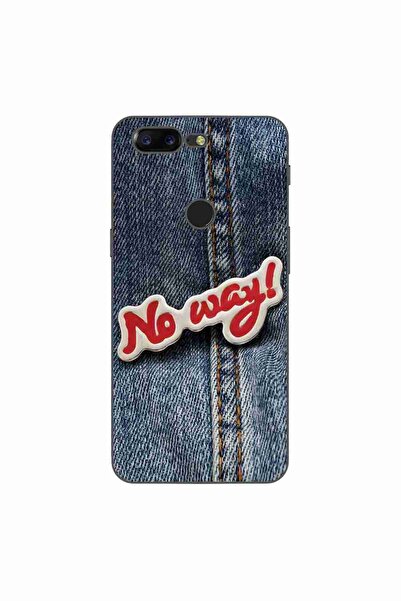 OEM Θήκη συμβατή με OnePlus 5T Σιλικόνης Gel TPU Μοντέλο No Way Jeans