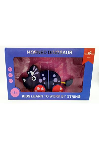 Aguu Rhinoceros Pull-Along Toy, Purple