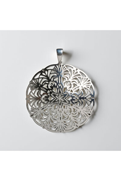 Oria Jewelry Pandantiv din argint 925 cu filigran mandala