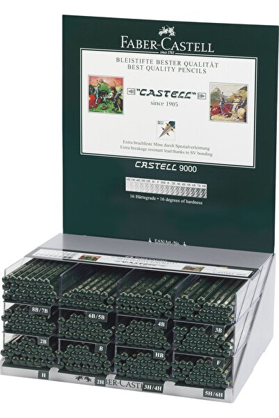 Faber Castell SET 288 BUCĂȚI CREIOANE GRAFIT CASTELL 9000 FABER-CASTELL