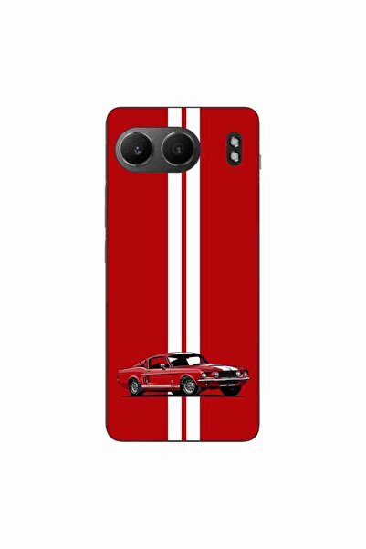 OEM Husa compatibila cu OnePlus Nord 4 Silicon Gel Tpu Model Red Mustang