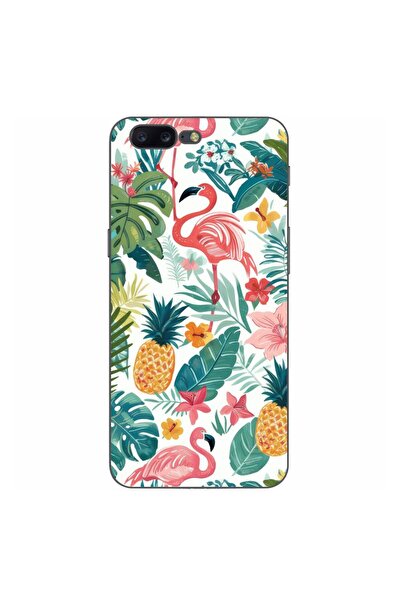 OEM Husa compatibila cu OnePlus 5 Silicon Gel Tpu Model Tropical Pattern