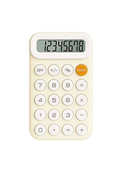 Deli Calculator de buzunar 8 cifre M10 Galben