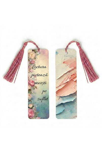 OEM Bookmark Aluminiu – Floral & Abstract – RAZADE