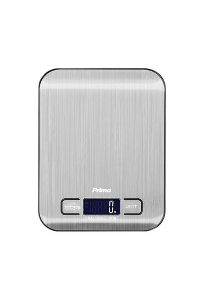 Primo Ζυγαριά Κουζίνας PRKS-40469 Ψηφιακή 5Kg-1g Φωτιζόμενη οθόνη Inox