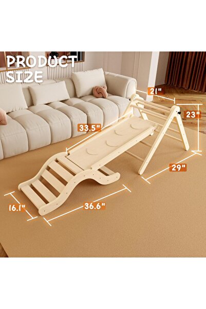 montesorri Set de joacă Montessori pentru interior: Structură de cățărat 7-în...