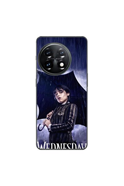 OEM Husa compatibila cu OnePlus 11 Silicon Gel Tpu Model Wednesday Umbrella