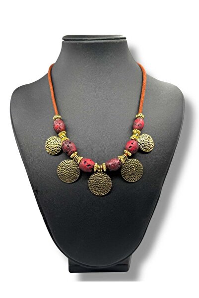 Bozhi Necklace Glass Beads Minimal Elegance