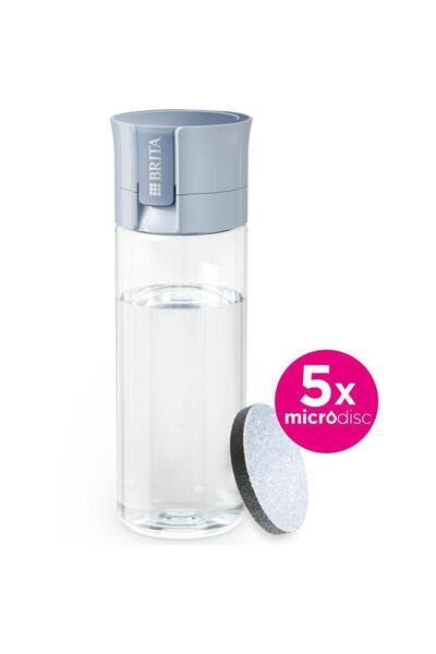 BRITA Vital filter bottle BR1059297, 0.6 l + 5 disks (Blue)